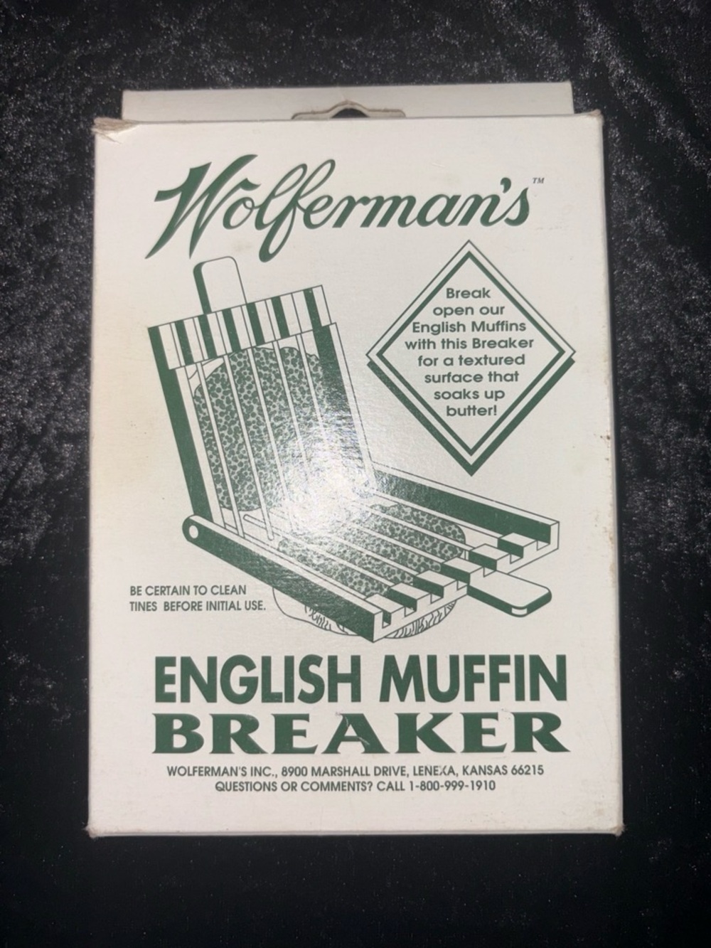 Wolferman's English Muffin Breaker Kitchen Gadget One Size Vintage/Retro